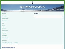 Tablet Screenshot of klimatyzowanydom.pl